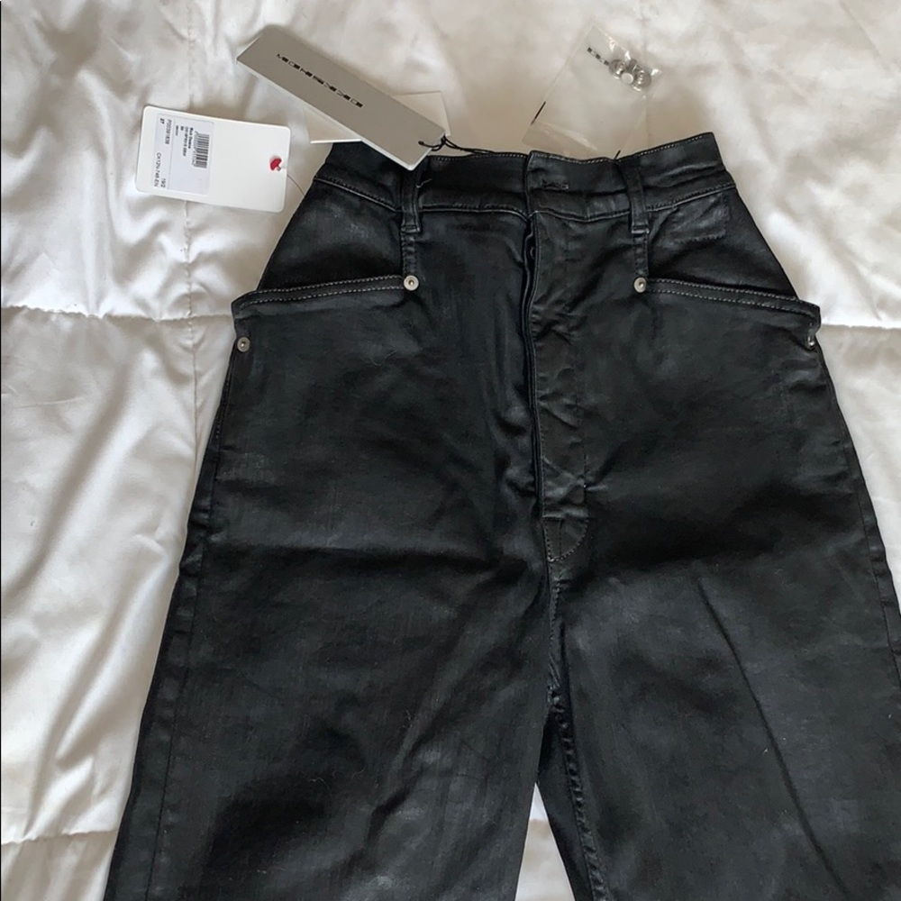 SOLD Rick Owens Drkshdw Wax Denim Jeans
